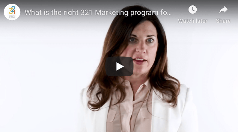 Which is the right 321 marketing program for me?